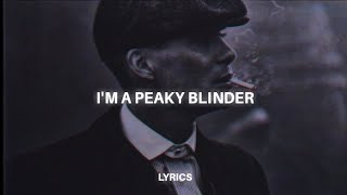 Vignette de la vidéo "Otnicka - Peaky Blinder (Slowed+Reverb+Lyrics) | I'm not outsider i'm a peaky blinder"