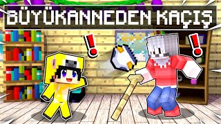 Minecraft'ta KORKUNÇ BÜYÜKANNEDEN KAÇIYORUZ!!!