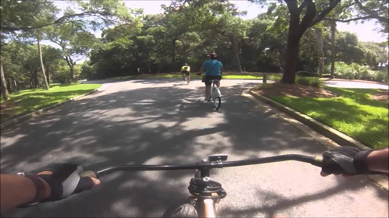 Biking around Kiawah Island, SC August 2013. HD GoPro Hero 3 SE YouTube