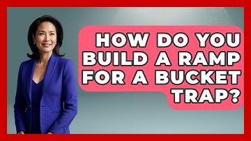 How Do You Build A Ramp For A Bucket Trap? - Insects and Invaders