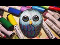 Paint pen owl