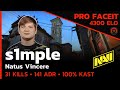 S1mple navi goes insaneo inferno faceit lvl 10  csgo pov  jun 7 2023