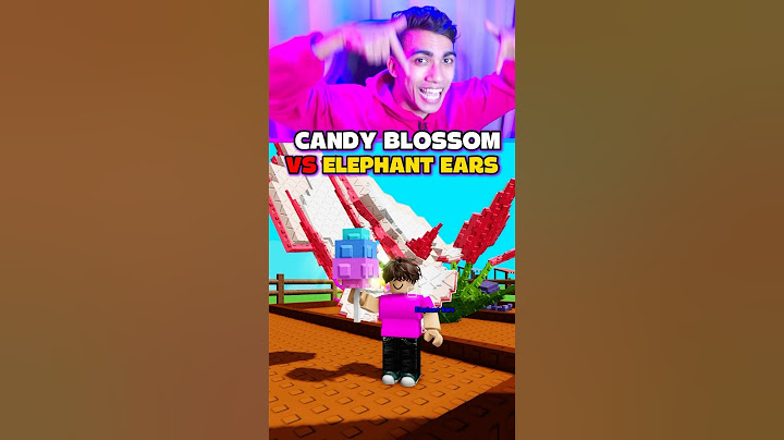 CANDY BLOSSOM VS ELEPHANT EARS Grow a Garden 😱