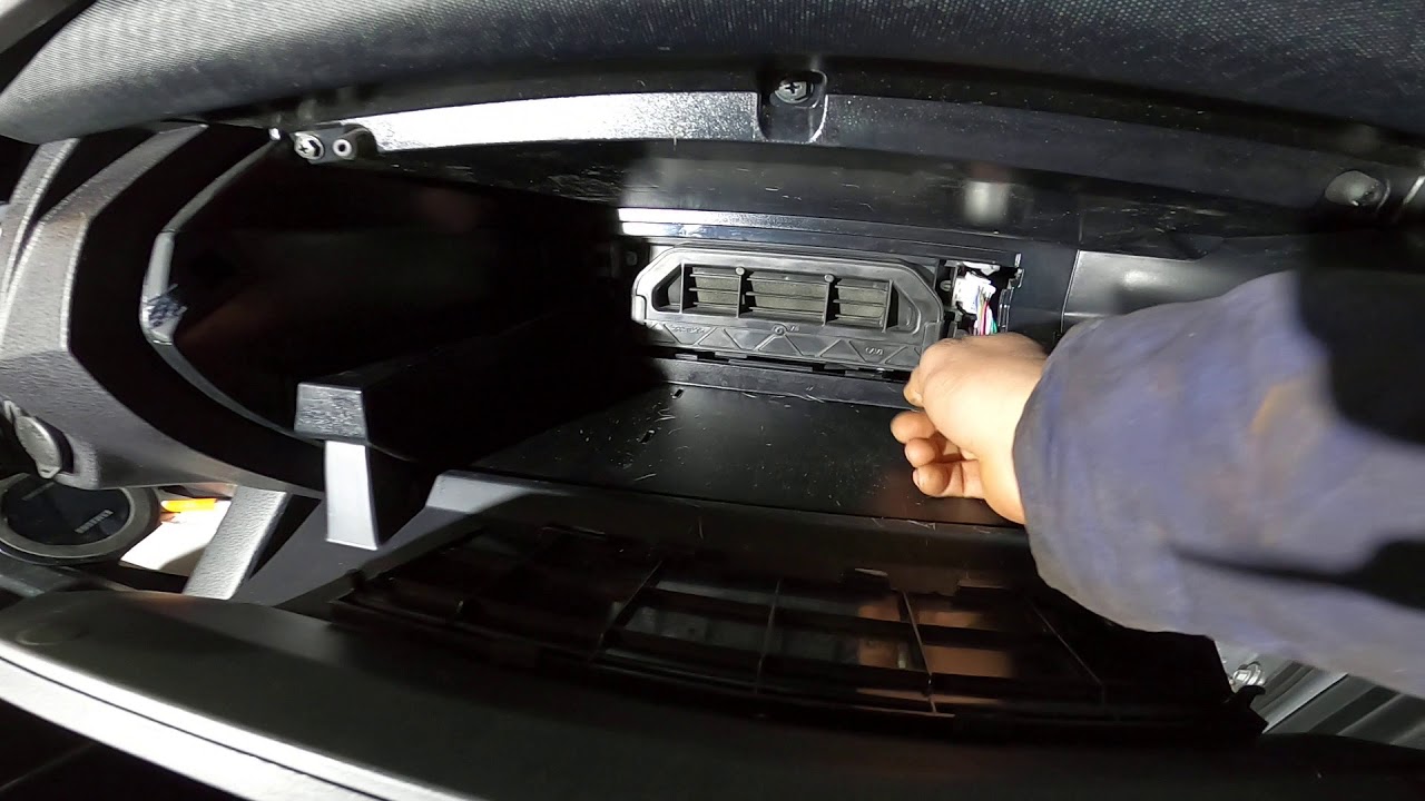 2017 TOYOTA TACOMA Cabin Air filter Replacement - YouTube