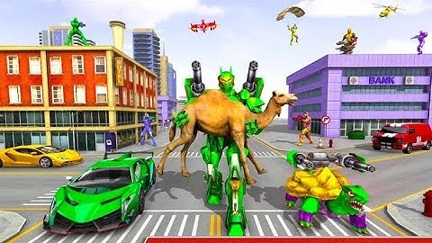 New Turtle Robot Animal Part-1 | Rescue City Robot Car Transform Android GamePlay | By Game Crazy