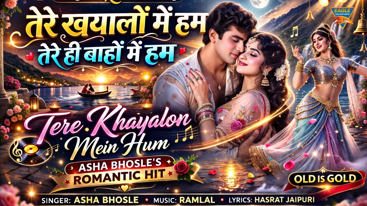 तेरे खयालों में हम | Tere Khayalon Mein Hum | Asha Bhosle | Geet Gaaya Pattharon Ne 1964 | Old Song