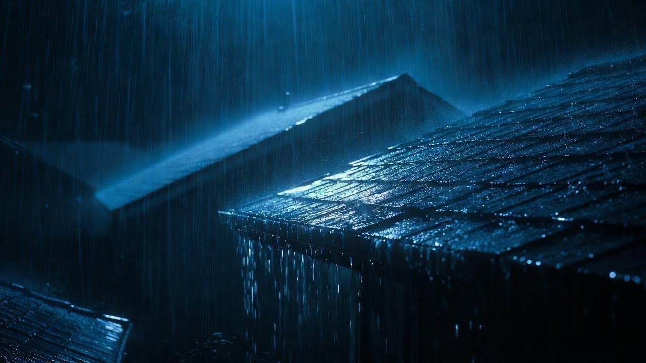 Heavy Rain All Night Sleep Ambience