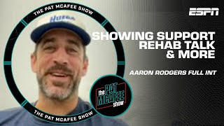 Aaron Rodgers talks Jets vs. Broncos, shows support to Hackett + more 🙌 | The Pat McAfee Show