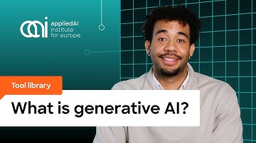 GenAI video tool library - What is Generative AI?