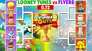 NEW SKIN 0.72 | LOONEY TUNES vs FLYERS | Stumble Guys Tournament