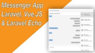 Messenger App with Laravel, Vue.JS & Laravel Echo (E01 - setup and components) screenshot 3