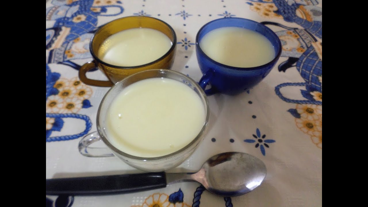 RECEITA DE MINGAU DE MAISENA