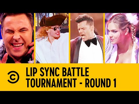 Ricky Martin VS Kate Upton VS Pete Davidson VS David Walliams | Lip Sync Battle Tournament