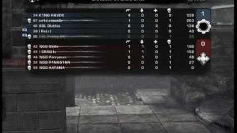 XGL vs NGG - Gears of War 2 - Execution - Map 1: Blood Drive Part 1