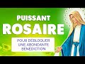 🙏 ROSAIRE pour DÉBLOQUER une Puissante BÉNÉDICTION 🙏 20 Mystères