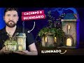 😱 COMO FAZER CACHEPÔ INCENSÁRIO ILUMINADO | DIY Cachepot para suculentas com cerâmica fria