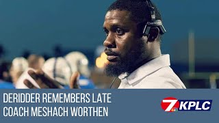 Late Coach Meshach Worthen honored at DeRidder High