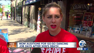 Download lagu Mom auditions for go-go dancing job days after son's death