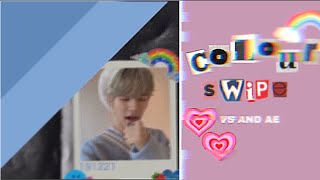 color swipe || after effects and videostar