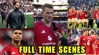 Manchester United Players' Reactions After 2-2 Draw Against Tottenham.