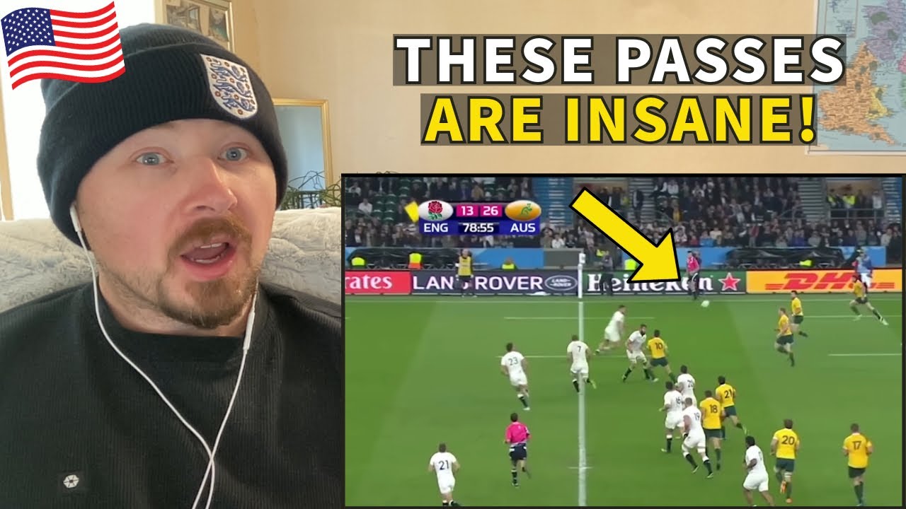 American Reacts to All Time Greatest Rugby Tries - YouTube