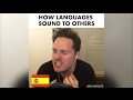 How languages sound to others