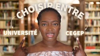 Étudier au canada 🇨🇦: CEGEP vs Université / je donne mon avis