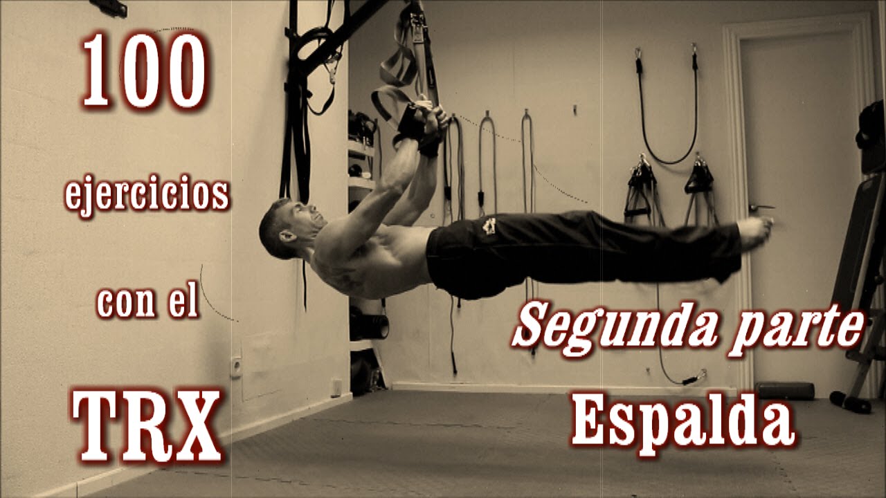 tabla ejercicios trx espalda