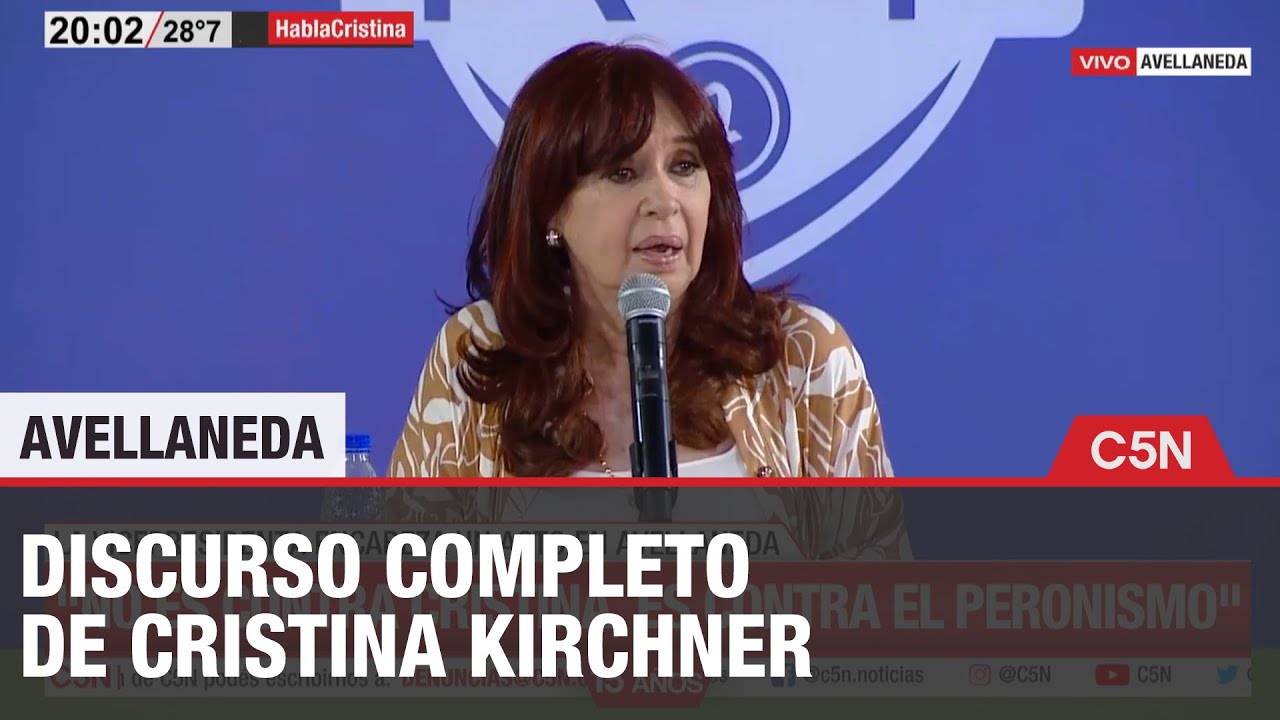 DISCURSO COMPLETO de CRISTINA KIRCHNER en la INAUGURACIÓN del ...