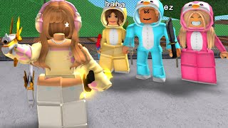 DESTROYING The BIGGEST TEAM in Roblox Murder Mystery 2!