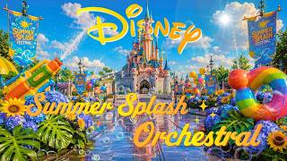 🌊 Disney Summer Splash Orchestral ✨ Steal the Show: Refreshing & Lively BGM for Deep Focus ☀️