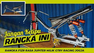 Review Dan Cara Membuat Rangka Drag Bike Sleep Engine F1ZR Rasa Jupiter Milik GTRY Racing Jogja