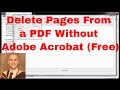 Remove pages from a PDF free