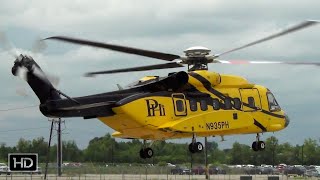 HUGE Sikorsky S92 Takingoff from Houma, Louisiana