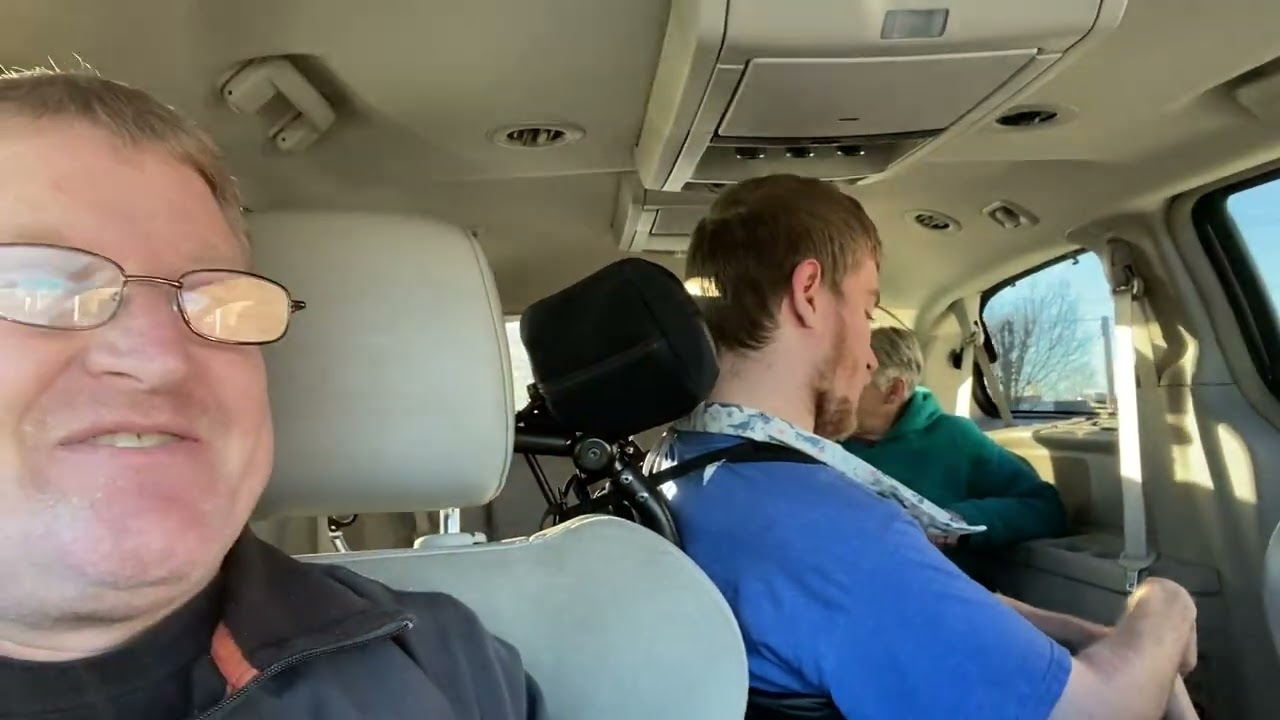 Sam going to drivethru at Culver’s in the van on 2.4.24 @onthatnote