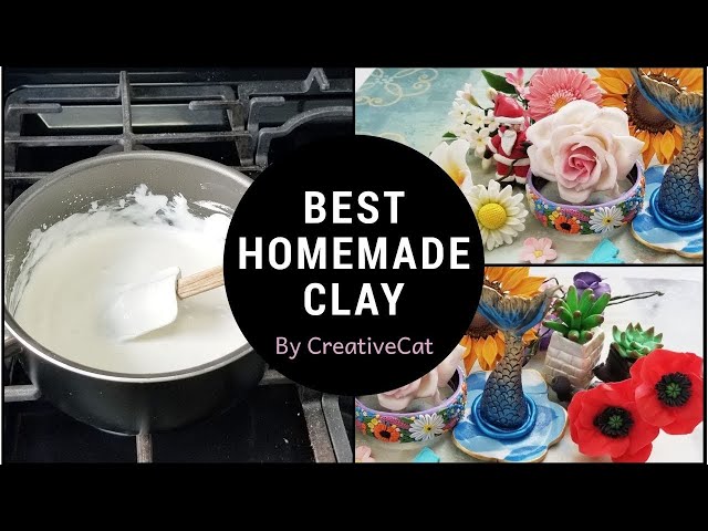 Best Homemade Air hardening Modelling clay/No Cracks/Sculpture clay/Mural  clay/Bottle art clay 