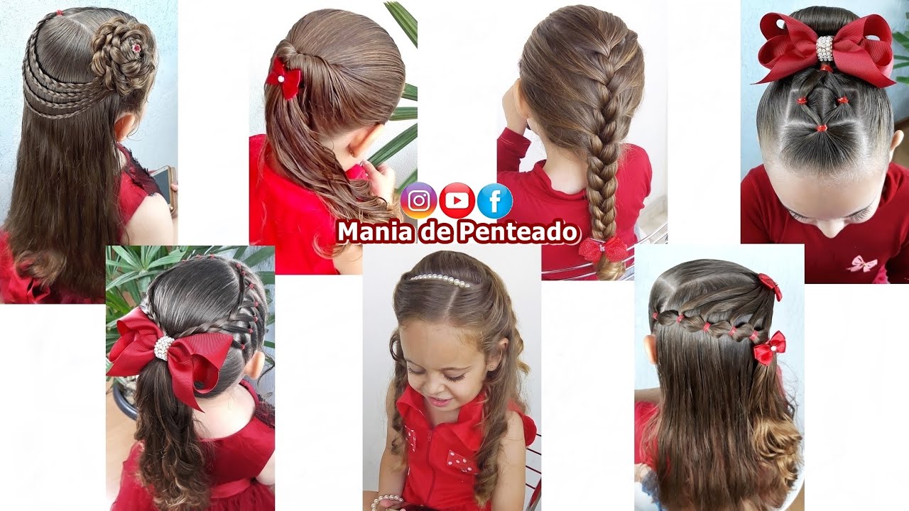 Lindos Penteados Infantis para Festas💖| Beautiful Hairstyles for Girls 💖  - thptnganamst.edu.vn