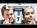 NEPO vs CARLSEN || Partie 7 || Schach WM 2021