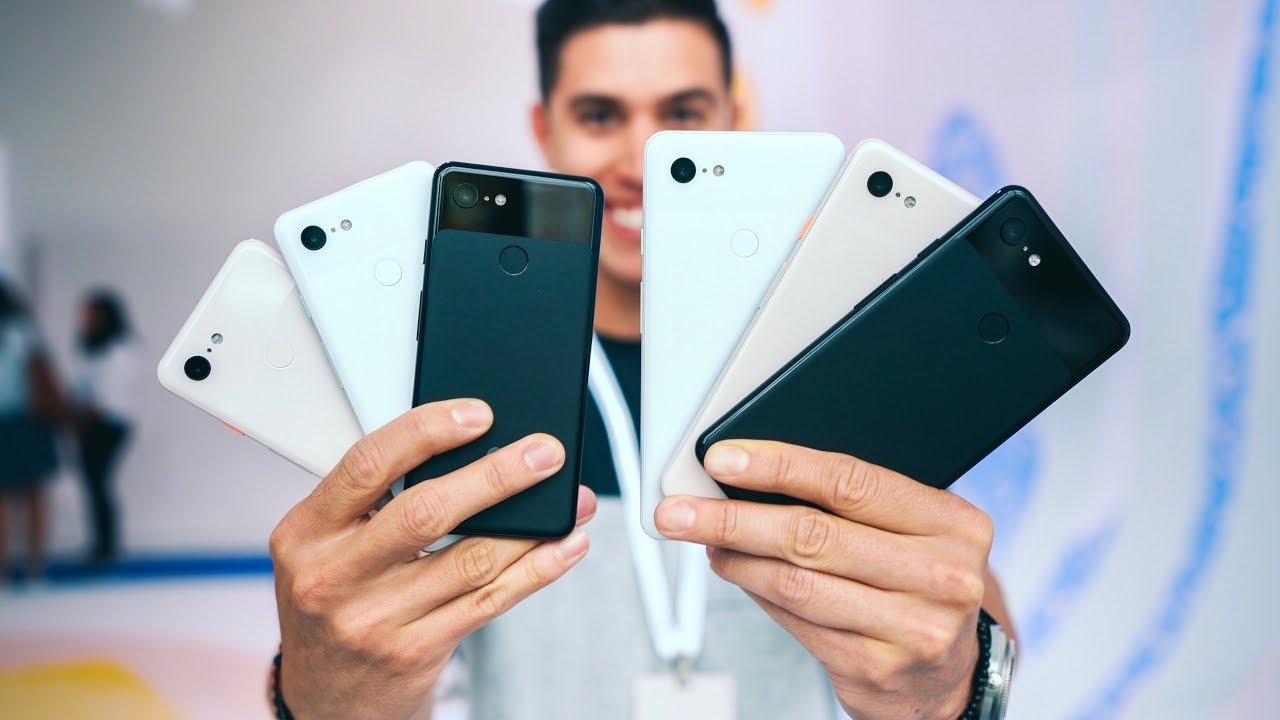 Google Pixel 3 and Google Pixel 3 XL - Color Comparison!