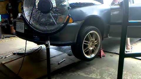 Nick honda with open headers