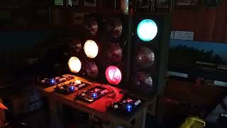 UK Rail Signal Test-Bench Sequence Demonstration. (Using ESP-12 controllers)