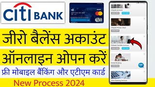 Citibank Savings account zero balance | Citibank Bank Account Opening 2024