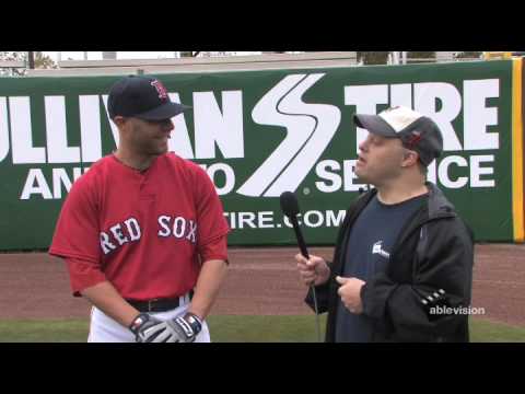 Ablevision interviews Red Sox second baseman Dustin Pedroia