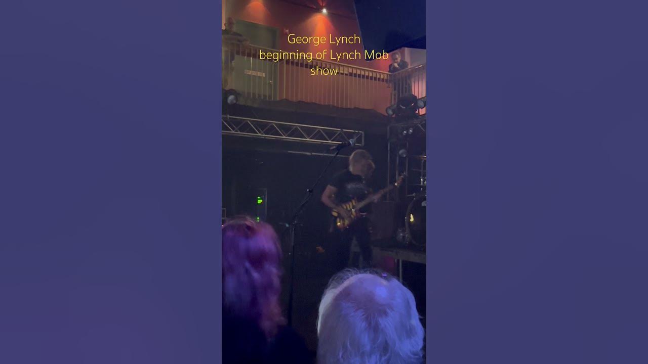 George Lynch Lynch Mob beginning of Pittsburgh show 2/26/2025