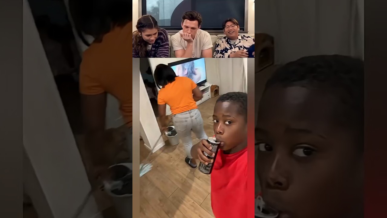 Tom Holland React Viral Videos part 180 #tomholland #funny #trytolaugh #reaction