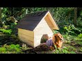 How to Build a $5 Dog House with a Chainsaw and No Electricity.  #50