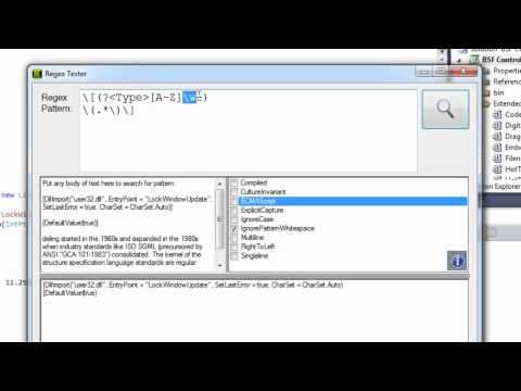 Getting the attribute type name as a group in Regex