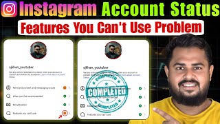 Instagram Features You Can't Use Problem 😢 | How To Fix Instagram Features You Can't Use Problem