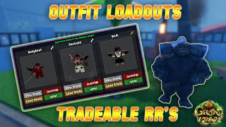 [GPO] NEW OUTFIT LOADOUTS AND TRADEABLE RACE REROLLS!!