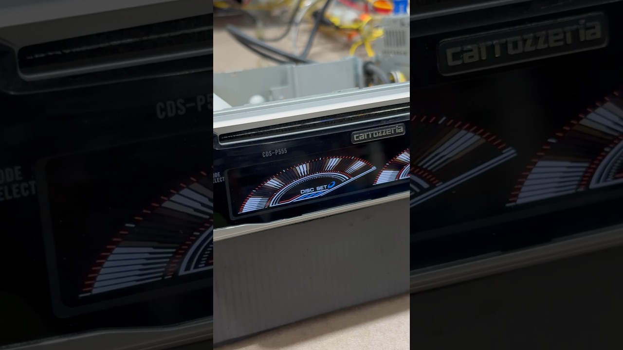 carrozzeria #pioneer CDS-P555 CAR CD PLAYER DISPLAY MOD 3 - YouTube
